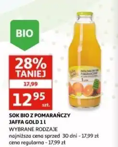 Auchan Sok pomarańczowy Jaffa Gold oferta