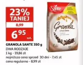 Auchan Płatki czekoladowe Sante Granola oferta