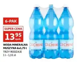 Auchan Woda gazowana Muszyna Cechini oferta