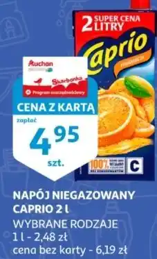 Auchan Napój pomarańczowy Caprio oferta