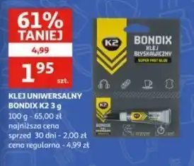 Auchan Klej błyskawiczny bondix K2 oferta