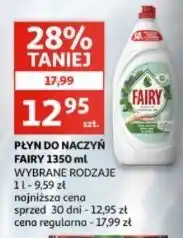 Auchan Płyn do mycia naczyń teatree & mint Fairy Sensitive oferta