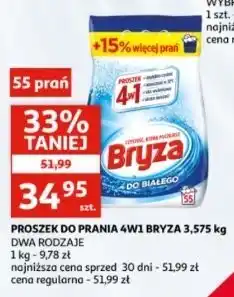 Auchan Proszek do prania białego Bryza oferta