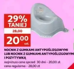 Auchan Nocnik z gumkami antypoślizgowymi i pozytywką oferta