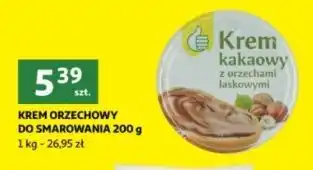 Auchan Krem kakaowy z orzechami laskowymi Podniesiony Kciuk oferta