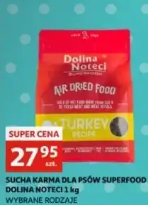 Auchan Karma dla psów z indykiem Dolina Noteci Superfood oferta