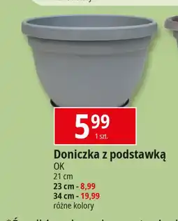 E.Leclerc Doniczka z podstawką 34 cm Ok Katarzyna Ostrowska oferta