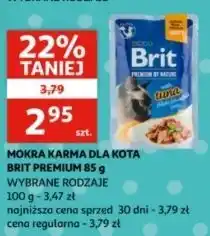 Auchan Karma dla kota tuna Brit Premium By Nature oferta