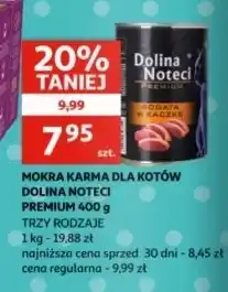 Auchan Karma dla kota bogata w kaczkę Dolina Noteci oferta