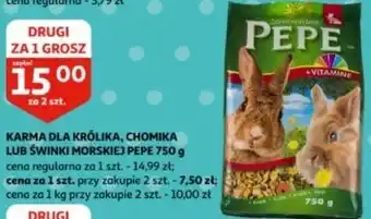 Auchan Karma dla świnki morskiej Pepe oferta