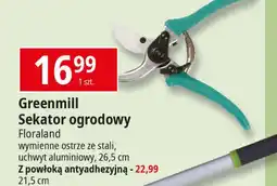 E.Leclerc Sekator ogrodowy z powłoką antyadhezyjną 21.5 cm Greenmill oferta