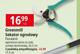 E.Leclerc Sekator ogrodowy z powłoką antyadhezyjną 21.5 cm Greenmill oferta