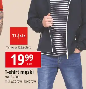 E.Leclerc T-shirt męski s-3xl Tissaia oferta