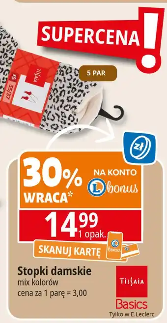 E.Leclerc Stopki damskie Tissaia oferta