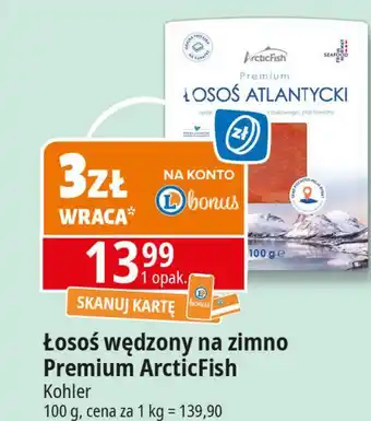 E.Leclerc Łosoś atlantycki wędzony na zimno Arctic Fish oferta