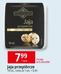 E.Leclerc Jaja przepiórcze z polskiego chowu Kwintesencja Smaku oferta