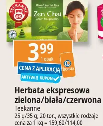 E.Leclerc Herbata zen chai Teekanne World Special Teas oferta