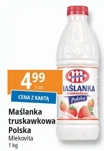 E.Leclerc Maślanka truskawkowa polska Mlekovita oferta