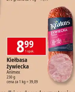 E.Leclerc Kiełbasa żywiecka Krakus Animex oferta