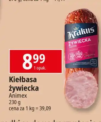 E.Leclerc Kiełbasa żywiecka Krakus Animex oferta