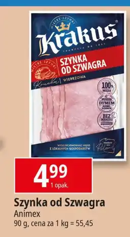 E.Leclerc Szynka od szwagra Krakus Animex oferta