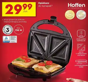 Biedronka Opiekacz do kanapek 750 w Hoffen oferta