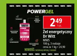 E.Leclerc Żel energetyczny wiśnia Dr Witt Power Gel oferta