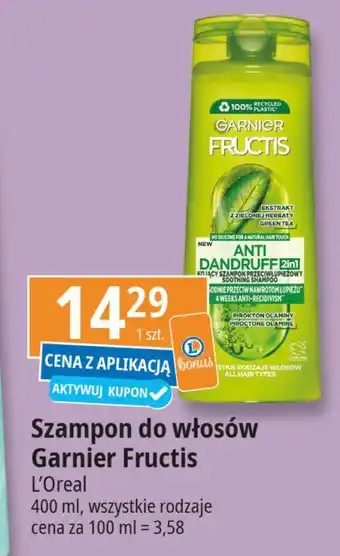 E.Leclerc Szampon przeciwłupieżowy Garnier Fructis Anti Dandruff oferta