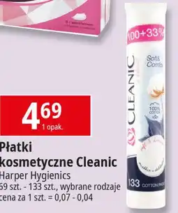 E.Leclerc Płatki kosmetyczne soft&comfort okrągłe Cleanic oferta