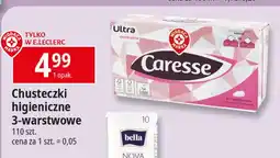 E.Leclerc Chusteczki higieniczne Wiodąca Marka Caresse oferta