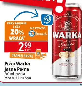 E.Leclerc Piwo Warka oferta