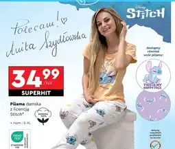 Biedronka Piżama damska stitch s-xl oferta