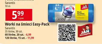 E.Leclerc Worki na śmieci easy-pack 120 l Jan Niezbędny oferta