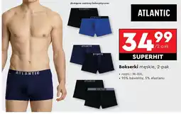 Biedronka Bokserki męskie m-xxl Atlantic oferta