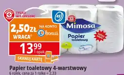 E.Leclerc Papier toaletowy 4-warstwowy Wiodąca Marka Mimosa oferta