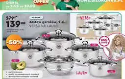 Biedronka Komplet garnków lauro Mg Home oferta