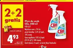 Biedronka Płyn do mycia szyb lemon Clin Windows & Glass oferta