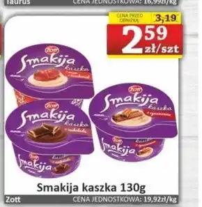 Marmax Zott Smakija Kaszka truskawkowa 130 g oferta