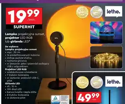 Biedronka Girlanda 100 led 10 m Lethe oferta