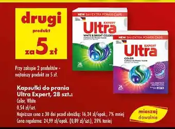 Biedronka Kapsułki do prania color Ultra Expert oferta