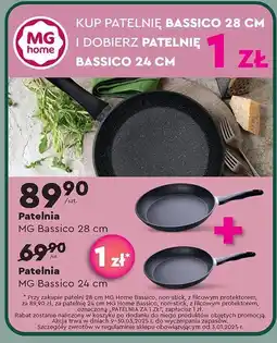 Biedronka Patelnia bassico 28 cm Mg Home oferta