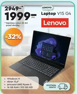 Biedronka Laptop v15 g4 Lenovo oferta