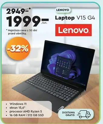 Biedronka Laptop v15 g4 Lenovo oferta