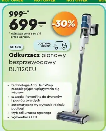 Biedronka Odkurzacz pionowy bu1120eu Shark oferta