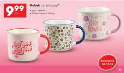 Biedronka Kubek ceramiczny 360 ml oferta