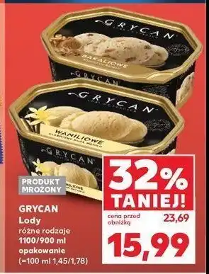 Kaufland Lody waniliowe Grycan oferta