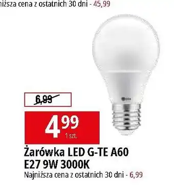 E.Leclerc Żarówka led e27 9w oferta