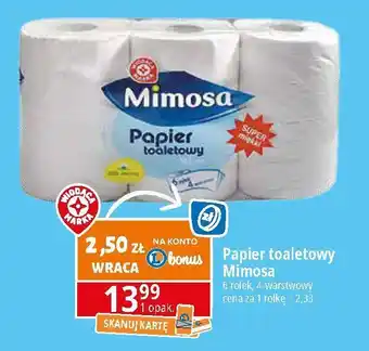 E.Leclerc Papier toaletowy 4-warstwowy Wiodąca Marka Mimosa oferta