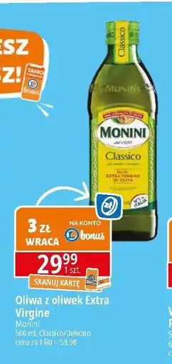 E.Leclerc Oliwa z oliwek extra vergine Monini Delicato oferta