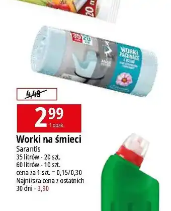 E.Leclerc Worki na śmieci zapachowe kwiatowe 60 l Anna Zaradna oferta